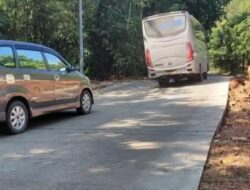 Baru Diperbaiki, Jalan Gajah Mada Dekat Hotel Vista Batam Kembali Mengembung! Pengendara Diminta Waspada