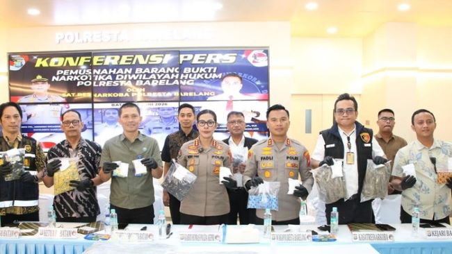 Sabu 1 Kilogram Disembunyikan dalam Perlengkapan Bayi, Rencana Pengiriman dari Batam ke Kendari Digagalkan Polisi