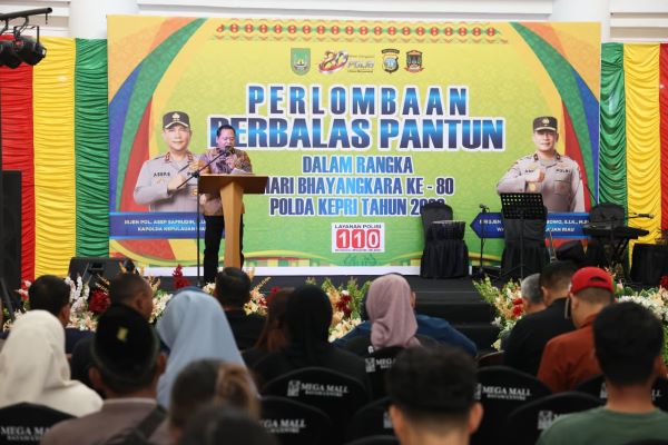 Hari Bhayangkara ke-80, Polda Kepri Gelar Lomba Berbalas Pantun di Batam, Ini Para Juaranya