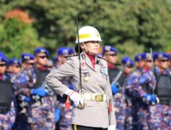 Srikandi Bhayangkara Polda Kepri Isi Posisi Strategis pada Upacara Hari Bhayangkara ke-80