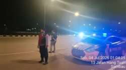 Respons Cepat Laporan 110, Polsek Nongsa Bubarkan Balap Liar di Bundaran Bandara Hang Nadim