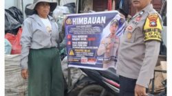 Cegah Penadahan, Bhabinkamtibmas Kampung Pelita Sambangi Pengepul Rongsokan