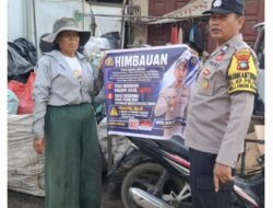 Cegah Penadahan, Bhabinkamtibmas Kampung Pelita Sambangi Pengepul Rongsokan