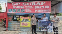 Polsek Batu Aji Gandeng Pengusaha Besi Tua Cegah Penadahan dan Pencurian Fasilitas Umum