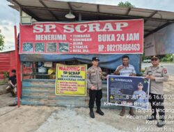 Polsek Batu Aji Gandeng Pengusaha Besi Tua Cegah Penadahan dan Pencurian Fasilitas Umum