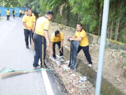 Wakapolresta Barelang Pimpin Kurve Bersama, Ciptakan Lingkungan Mako Bersih dan Nyaman
