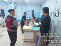 Laporan Masuk Lewat 110, Polsek Batu Aji Gerak Cepat Bantu Penanganan Korban Kecelakaan