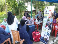 Polresta Barelang Berikan Layanan Kesehatan Gratis bagi Warga Pulau Ngenang