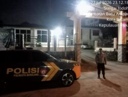 Polsek Batu Ampar Intensifkan Patroli Malam, Antisipasi Gangguan Kamtibmas di Titik Rawan