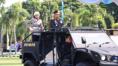 AKBP Nanda Ukir Sejarah, Jadi Polwan Pertama Pimpin Upacara HUT Bhayangkara di Polda Kepri