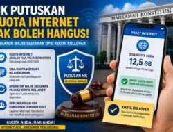 Kabar Baik Pengguna Internet! MK Larang Operator Hanguskan Sisa Kuota yang Sudah Dibayar