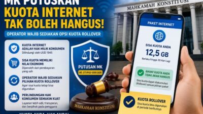 Kabar Baik Pengguna Internet! MK Larang Operator Hanguskan Sisa Kuota yang Sudah Dibayar