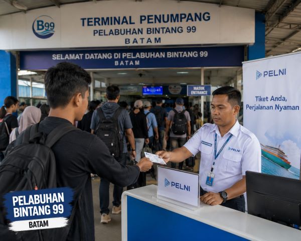 Calo Tiket Kapal di Batam Makin Terjepit! 70 Persen Penumpang Pelni Kini Beralih ke Pembelian Digital