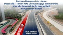 Mulai Hari Ini! Jalan Gajah Mada Batam Direkonstruksi Total, Akses ke Nagoya dari Tiban Ditutup Sementara