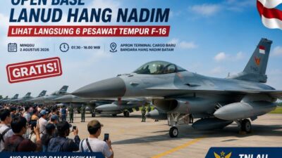 Jangan Lewatkan! Warga Batam Bisa Lihat 6 Pesawat Tempur F-16 dari Dekat di Bandara Hang Nadim, Gratis!