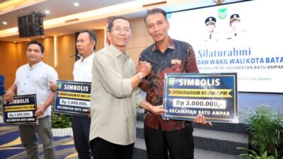 Silaturahmi di Batuampar, RT dan RW Batuampar Apresiasi Kinerja Amsakar-Li Claudia Bangun Batam