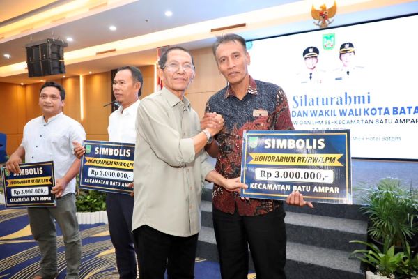 Silaturahmi di Batuampar, RT dan RW Batuampar Apresiasi Kinerja Amsakar-Li Claudia Bangun Batam