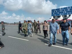Polresta Barelang Amankan Open Base TNI AU di Bandara Hang Nadim, Ribuan Warga Antusias Saksikan Alutsista