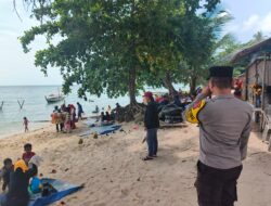 Libur HUT ke-81 RI, Polsek Nongsa Perketat Pengamanan Pantai