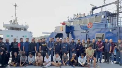 Kapal Tanzania Bawa 2,6 Ton Sabu Cair, 10 ABK Warga Myanmar Diamankan