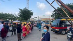 Meriahkan HUT ke-81 RI, Satbinmas Polresta Barelang Dampingi Karnaval Pelajar