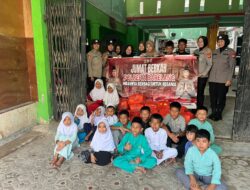 Jumat Berkah, Polwan Polresta Barelang Berbagi Sembako untuk Anak Panti Asuhan