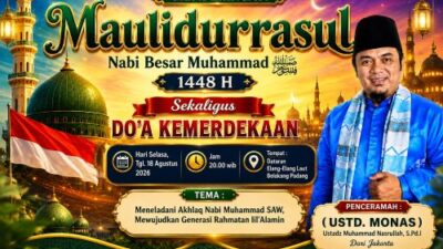 Warga Belakang Padang, Catat! Maulid Nabi 1448 H Hadirkan Ustadz Monas dari Jakarta