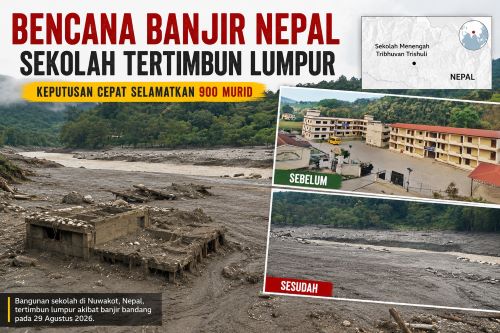 Keputusan 10 Menit yang Selamatkan 900 Murid, Kisah Heroik Kepala Sekolah di Tengah Banjir Nepal