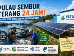 Dulu Listrik Cuma 5 Jam, Kini Pulau Sembur Batam Terang 24 Jam Berkat PLTS