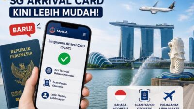 Kabar Baik untuk Turis Indonesia, Singapore Arrival Card Kini Hadir dalam Bahasa Indonesia