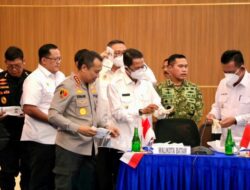 Amsakar Saksikan Pemusnahan 1,3 Ton Ketamine di Batam, Ini Pesannya untuk Jaringan Narkoba