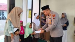 Polsek Nongsa Gelar Binrohtal, Santuni Anak Yatim Piatu