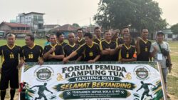 Turnamen Sepak Bola U-40 Kampung Tua Tanjung Riau Resmi Bergulir, 8 Tim Berebut Piala Forum Pemuda