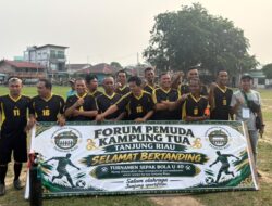 Turnamen Sepak Bola U-40 Kampung Tua Tanjung Riau Resmi Bergulir, 8 Tim Berebut Piala Forum Pemuda