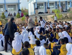 Satbinmas Polresta Barelang Edukasi Pelajar SMPN 59 Batam soal Bullying dan Narkoba