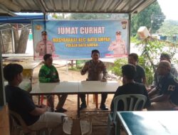 Jumat Curhat, Polsek Batu Ampar Ajak Warga Bersinergi Jaga Kamtibmas