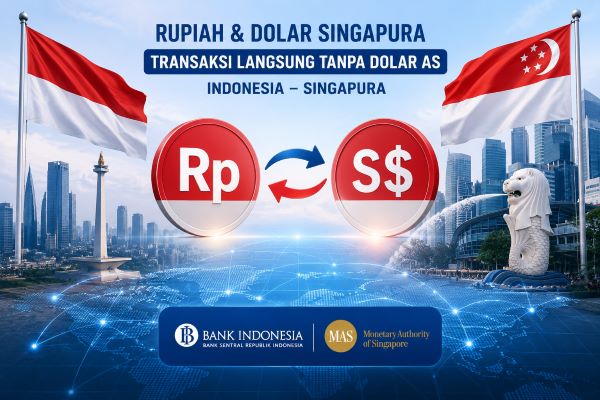 Indonesia-Singapura Bikin Gebrakan! Transaksi Kini Bisa Pakai Rupiah dan Dolar Singapura