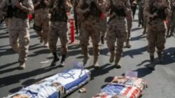 Iran Kirim Pesan Keras ke Trump dan Netanyahu, Peti Mati Dibawa dalam Pawai Besar