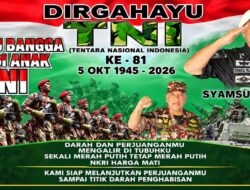 HUT ke-81 TNI, Syamsul Paloh Tekankan Kekuatan TNI Bersama Rakyat