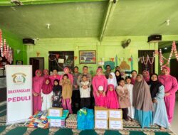 Polsek Batu Ampar Sambangi Panti Asuhan dan Warakawuri, Bawa Bantuan Sembako