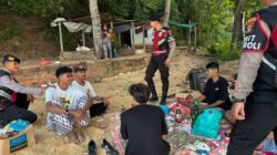 Libur di Pantai Tanjung Pinggir, Polisi Ingatkan Pengunjung Awasi Anak