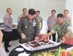 HUT ke-81 TNI, Polresta Barelang Sambangi Kodaeral IV dan Kodim 0316 Batam
