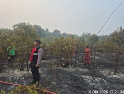 Kebakaran Terjadi di Hutan Resapan Dam Duriangkang, Polisi Turun ke Lokasi
