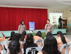 Polresta Barelang Sosialisasikan SMA Kemala Taruna Bhayangkara, Siswa SMP Charitas Dapat Informasi Pendaftaran