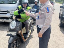 Polantas Karib Turun ke Jalan, Satlantas Polresta Barelang Edukasi Pengendara di K-Square