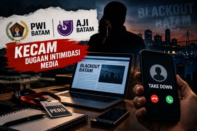 PWI Batam dan AJI Batam Kecam Dugaan Intimidasi Media soal Blackout, Ingatkan Mekanisme UU Pers